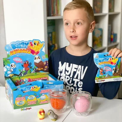 Іграшка, що зростає, в яйці &laquo;Eggy Animals&raquo; - ПТАШКИ (у дисплеї)