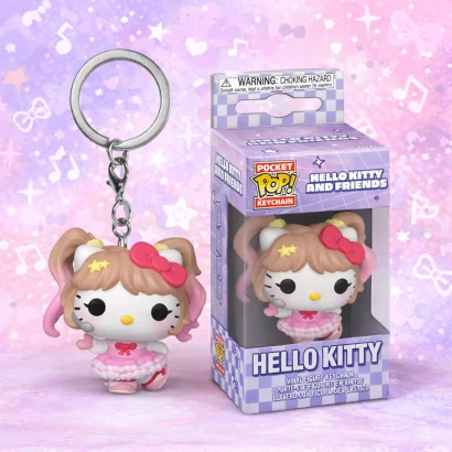 Ігрова фігурка на клипсе FUNKO POP! серії "Hello Kitty" - ХЕЛОУ КІТТІ (K-POP)
