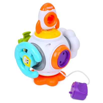 Бізіборд-брязкальце "РАКЕТА" 99-17 рухомі деталі, тріскачка