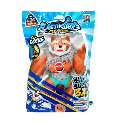 Стретч-іграшка Енот Проціокс Elastikorps DAM-2024-16-F-3 серії &laquo;Extra Force&raquo;