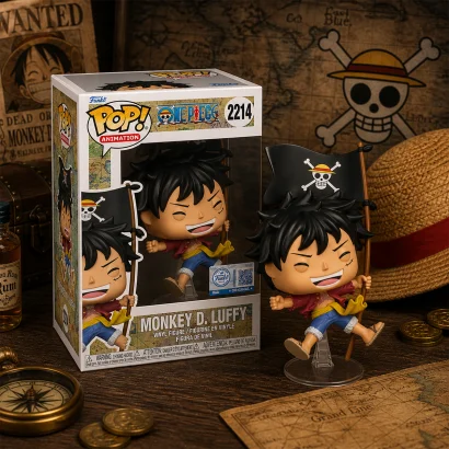 Ігрова фігурка FUNKO POP! серії "Великий куш" - ЛУФФІ З ПРАПОРОМ
