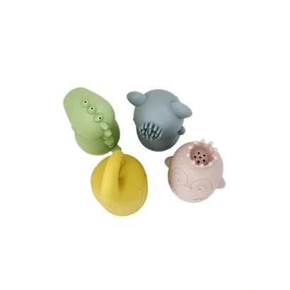 Набір силіконових іграшок для купання MGZ-0925, 4 штуки                                                        