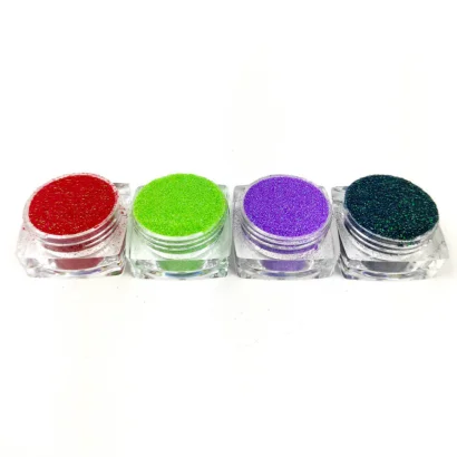 Набір гліттера для біо-тату &laquo;Райдужний №4&raquo; glitter-set-4x-4, 4 кольори 