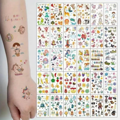 Набір дитячих тимчасових тату &laquo;Для дітей&raquo; tattoo-kids-mini-set-30