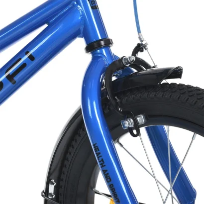 Велосипед дитячий MB 14012-1, 14 дюймів, синій