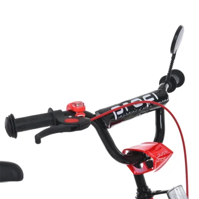 Велосипед дитячий MB 18031-1, 18 дюймів, червоно-білий