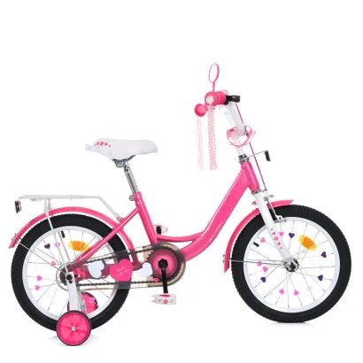 Велосипед дитячий MB 18041-1, 18 дюймів, рожевий