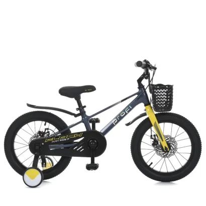 Велосипед дитячий MB 1683-2, 16 дюймів, сірий