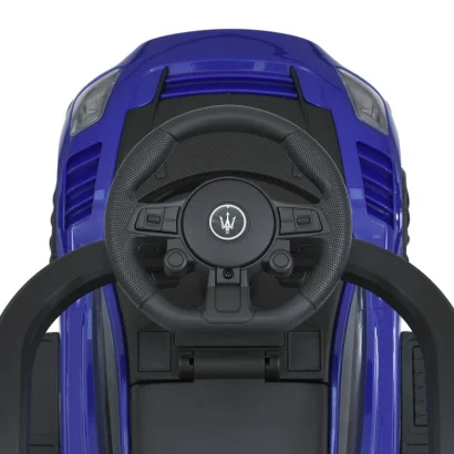 Дитяча каталка-толокар 2 в 1 M 5106-4 синій, з батьківською ручкою