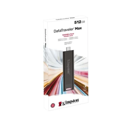 Флеш-накопичувач Kingston USB 3.2 Gen 2 Type-C DT Max 512GB Black
