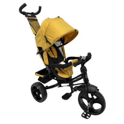 Дитячий триколісний велосипед MT 1005-10 жовтий