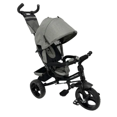 Дитячий триколісний велосипед MT 1005-8 сірий