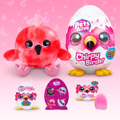 Інтерактивний ігровий набір PETS ALIVE S1 &ndash; ВЕСЕЛІ ПТАШКИ (в асорт.)