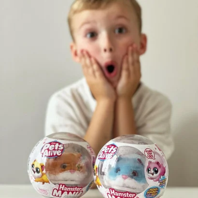 Інтерактивна м'яка іграшка PETS ALIVE S1 &ndash; КУМЕДНИЙ ХОМ&rsquo;ЯЧОК (помаранчевий)