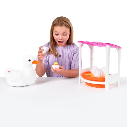 Інтерактивний ігровий набір-сюрприз PETS ALIVE S1 – МАМА КАЧЕЧКА З СЮРПРИЗОМ