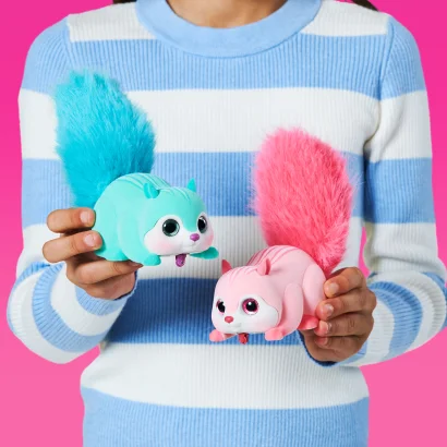 Інтерактивна іграшка PETS ALIVE S1 &ndash; БІЛОЧКА (рожевий)