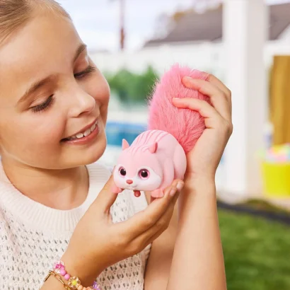 Інтерактивна іграшка PETS ALIVE S1 &ndash; БІЛОЧКА (рожевий)