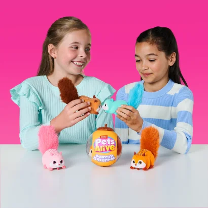 Інтерактивна іграшка PETS ALIVE S1 &ndash; БІЛОЧКА (коричневий)