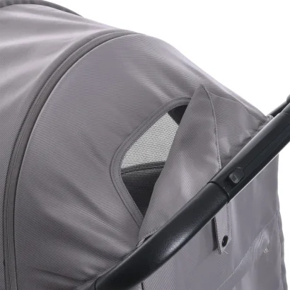 Коляска дитяча прогулянкова LINK ME 1129 Silver Striped