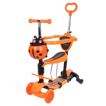 Самокат дитячий 3-х колісний 5 в 1 JR3-101-OR, до 25 кг