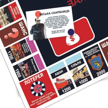 Настільна гра &quot;Монополія Заходу України&quot; PLR-0040 від 2 до 5 гравців