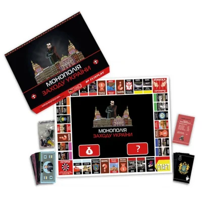 Настільна гра &quot;Монополія Заходу України&quot; PLR-0040 від 2 до 5 гравців