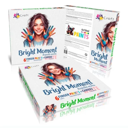 Набір для творчості &quot;Яскрава мить&quot; 5029-AC біле полотно 25х30 см