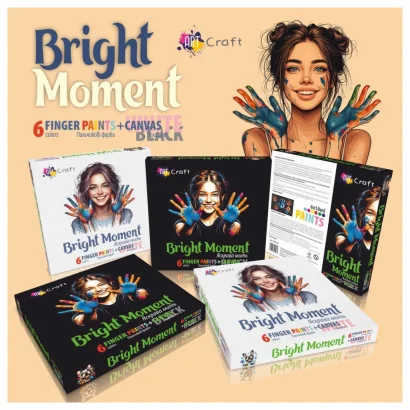 Набір для творчості &quot;Яскрава мить&quot; 5029-AC біле полотно 25х30 см