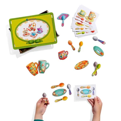 Настільна гра "Веселе чаювання" Ubumblebees (ПСД191) PSD191 дерев'яна