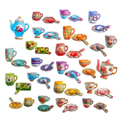 Настільна гра "Веселе чаювання" Ubumblebees (ПСД191) PSD191 дерев'яна