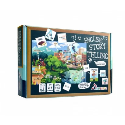 Гра навчальна настільна &laquo;English storytelling&raquo; 2101 Pre-Intermediate (A2)