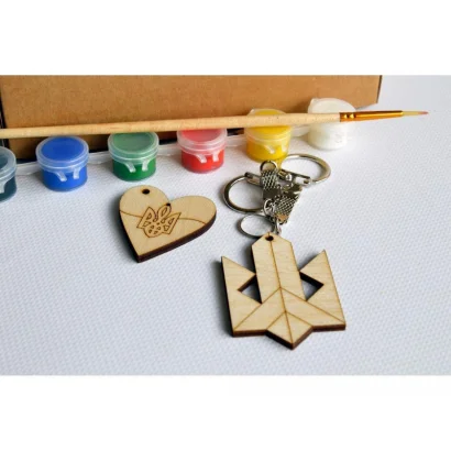Набір дитячої творчості Розпис по дереву "Брелоки" РД-014