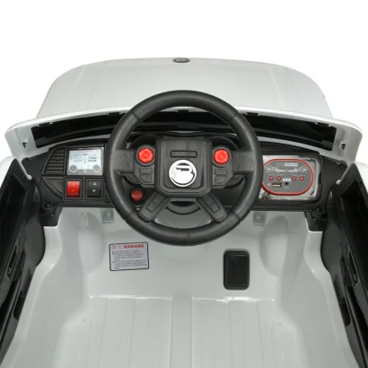 Дитячий електромобіль Джип M 4837EBLR-1 білий до 40 кг