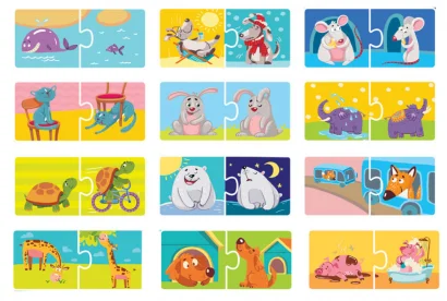 Дитячі пазли Протилежності DoDo 300151, 24 елемента