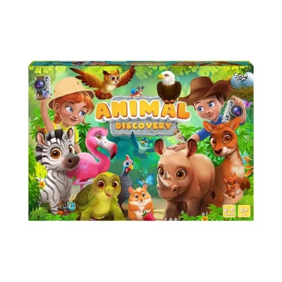 Настільна гра &quot;Animal Discovery&quot; Danko Toys G-AD-01-01U укр