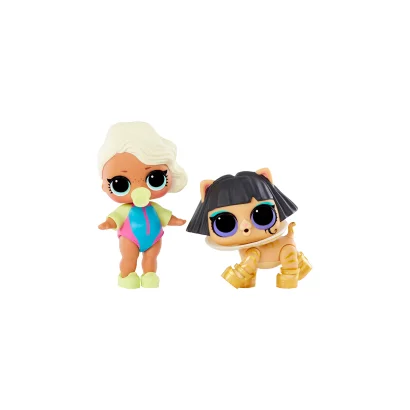 Набір ігрових фігурок  L.O.L. Surprise! серії "OPP Tot + Pet" - СЕРФЕР БЕЙБІ І МЯУ