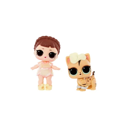 Набір ігрових фігурок  L.O.L. Surprise! серії "OPP Tot + Pet" - СПЛЯЧА КРИХІТКА І ФАНКІ КЕТ