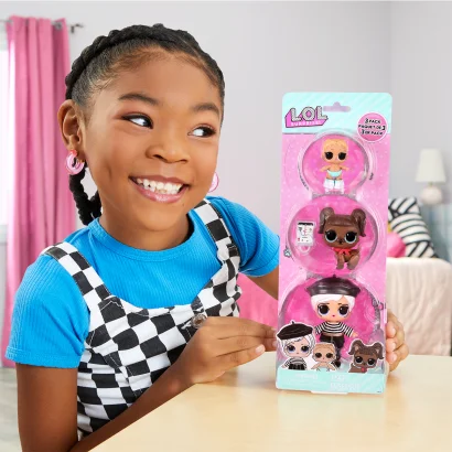 Набір ігрових фігурок L.O.L. Surprise! серії "OPP Tot + Pet + Lil Sis" - БІТНІК БЕЙБІ, ДАРЛІНГ ДОГГІ