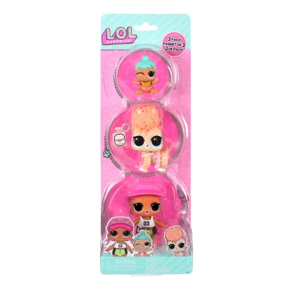 Набір ігрових фігурок L.O.L. Surprise! серії &quot;OPP Tot + Pet + Lil Sis&quot; - СПАЙКІ, КІТТІ, ЛІЛ ДЖЕННІ