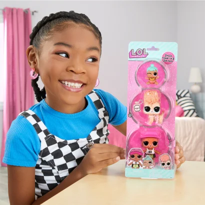 Набір ігрових фігурок L.O.L. Surprise! серії &quot;OPP Tot + Pet + Lil Sis&quot; - СПАЙКІ, КІТТІ, ЛІЛ ДЖЕННІ