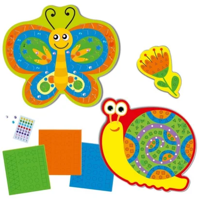 Набір для творчості "Чарівні комашки" VT4511-23 з м'якою мозаїкою та стразами