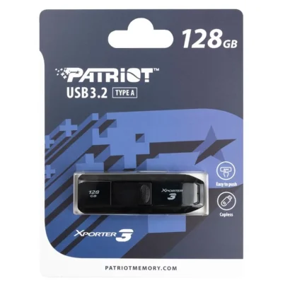 Флеш-накопичувач Patriot USB 3.2 Xporter 3 128GB Black
