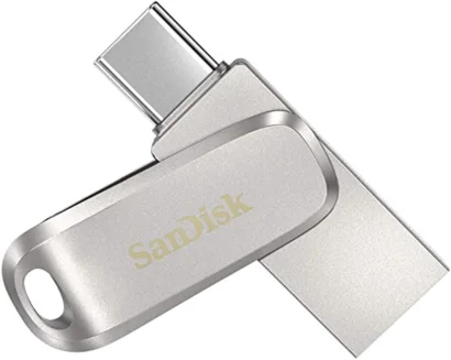 Флеш-накопичувач SanDisk USB 3.1 Ultra Dual Luxe Type-C 128Gb (150 Mb/s)