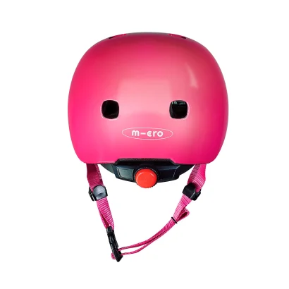 Захисний шолом MICRO - МАЛИНОВИЙ (52-56 сm, M, світло)