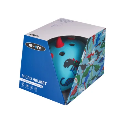 Захисний шолом MICRO -  СКУТЕРОЗАВР (48&ndash;53 cm, S, світло)