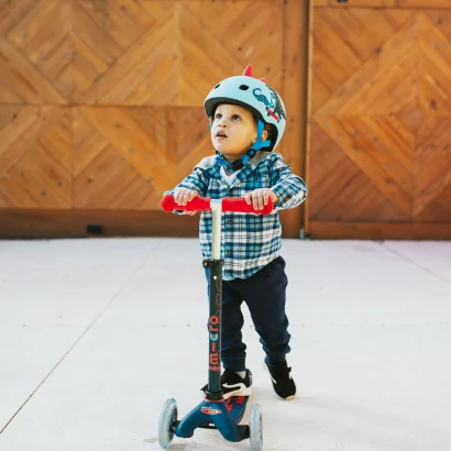 Захисний шолом MICRO -  СКУТЕРОЗАВР (48&ndash;53 cm, S, світло)