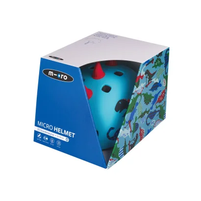 Захисний шолом MICRO -  СКУТЕРОЗАВР (52-56 сm, M, світло)