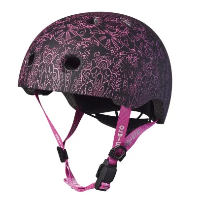 Захисний шолом MICRO - РОЖЕВО-ПУРПУРОВА МАНДАЛА (52-56 cm, M, світло)