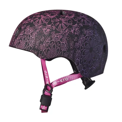Захисний шолом MICRO - РОЖЕВО-ПУРПУРОВА МАНДАЛА (52-56 cm, M, світло)