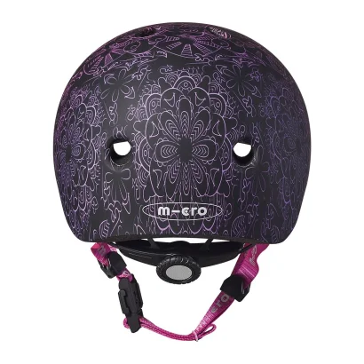 Захисний шолом MICRO - РОЖЕВО-ПУРПУРОВА МАНДАЛА (52-56 cm, M, світло)